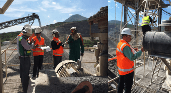 Formación de inspectores de equipos de trituracíon y cribado